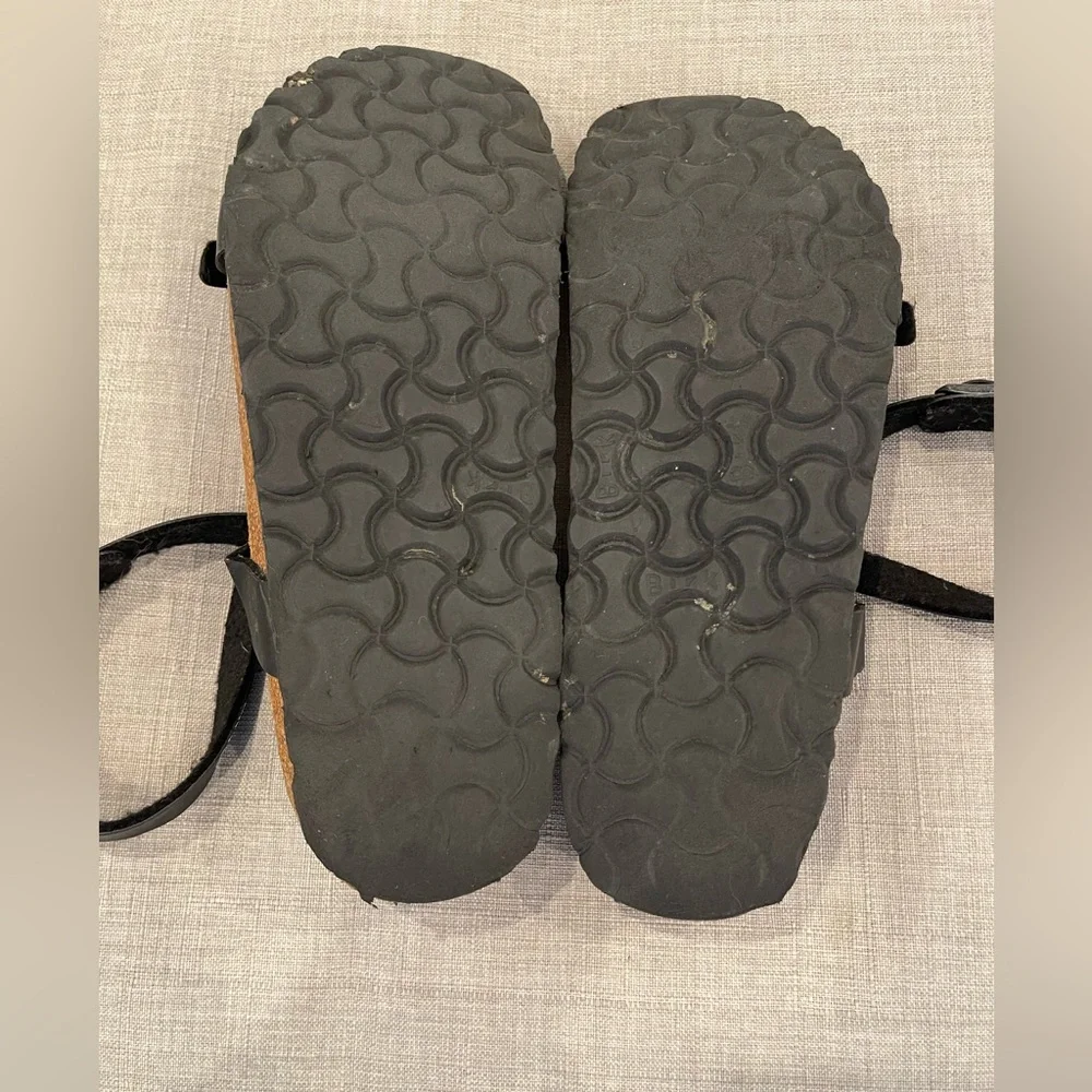 Birkenstock Daloa black criss cross strap sandals women 9 EU 39 GUC - Picture 8 of 9